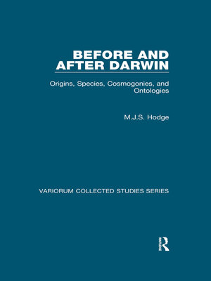 cover image of Before and After Darwin